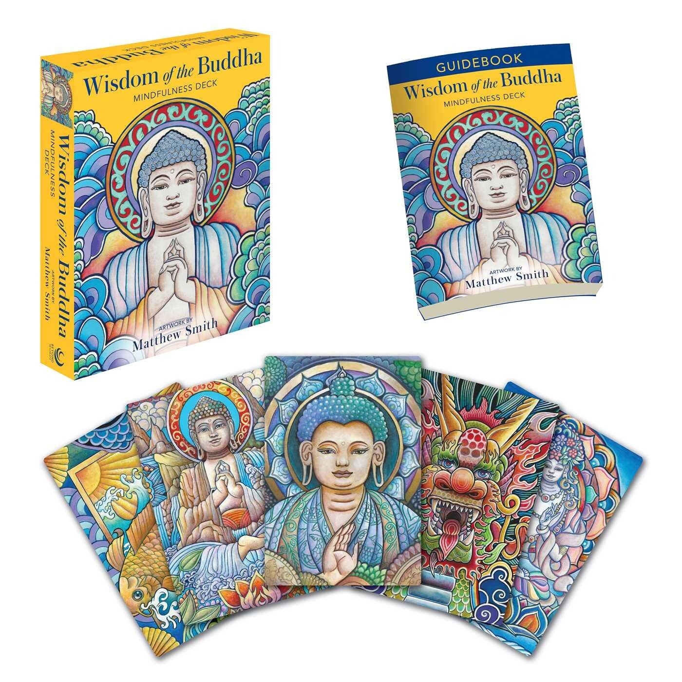 Wisdom of the Buddha Mindfulness Deck by Matthew Smith, SKU SS-123, UPC 700317110408