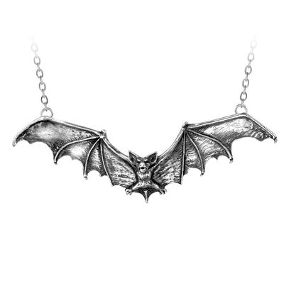 Gothic Bat Necklace, SKU AL-P121, UPC 700317060550