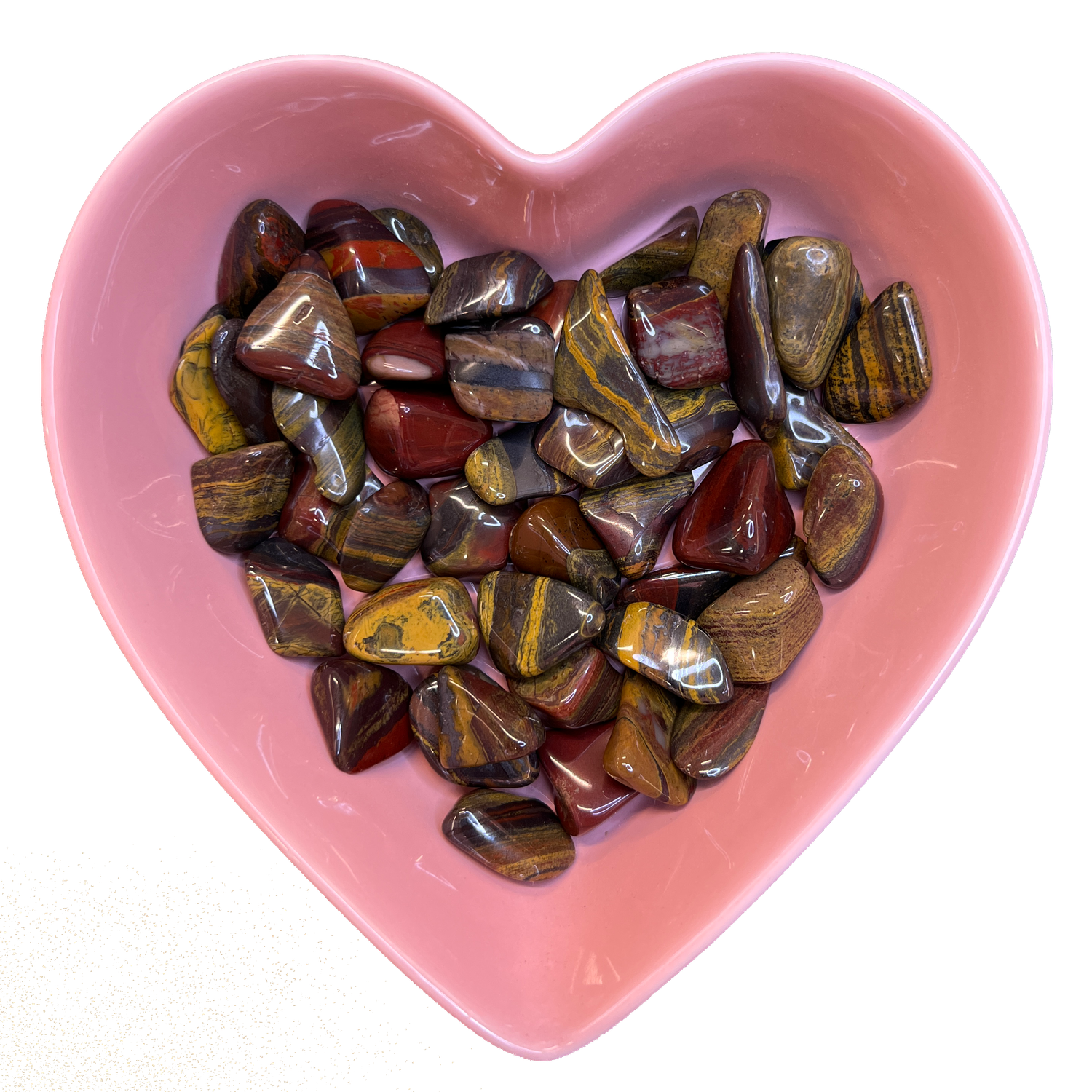 Mugglestone (Tiger Iron) Tumbled Stone Natural Gemstone - One Stone, SKU TR-139, UPC 6016020460476