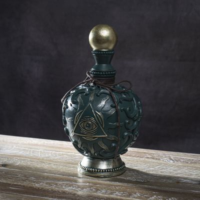 9&quot; All Seeing Eye Potion Bottle Statue, SKU PG-15094, UPC 700317120810