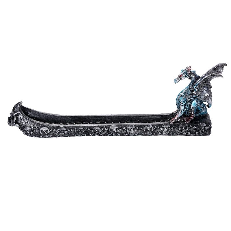 12.25&quot; Dragon Vessel Stick Incense Holder, SKU PG-12391, UPC 700317119357