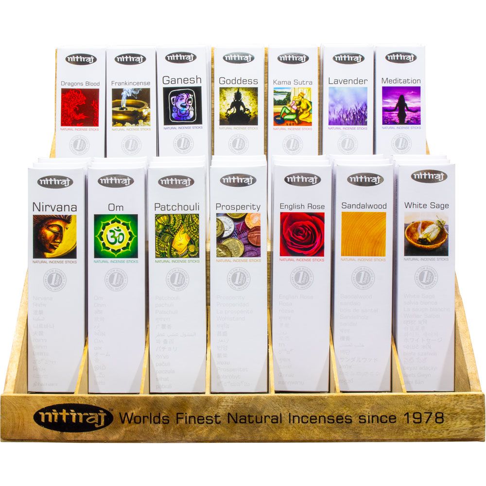 Nitiraj Platinum Package with Wood Display (42 Assorted Boxes), SKU KH-72814, UPC 700317122531