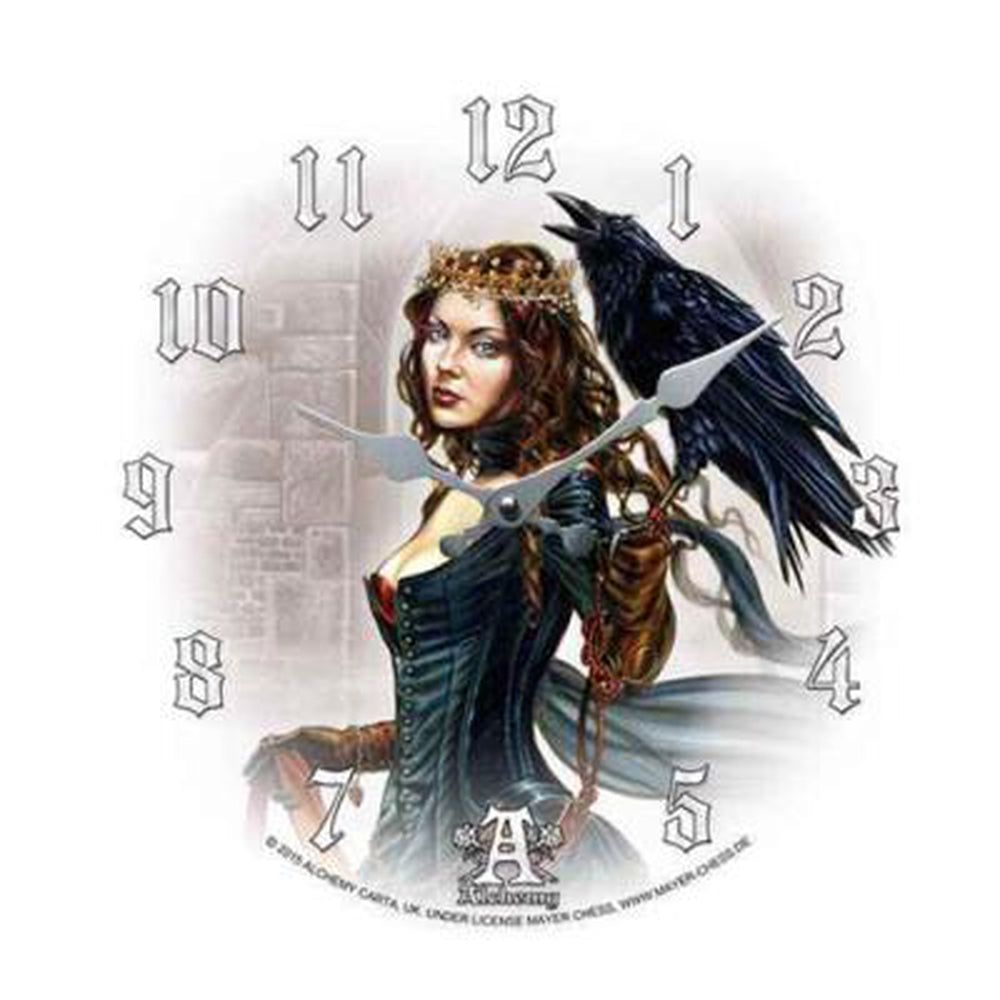 13.25&quot; Wall Clock - Tarot Queen, SKU PG-11093, UPC 700317110088