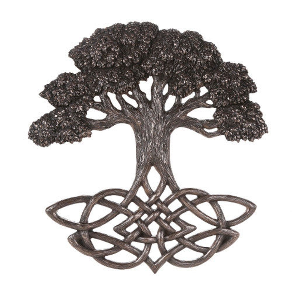13&quot; Tree of Life Wall Plaque in Bronze, SKU PG-11962, UPC 700317058298