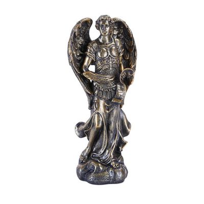 4.75&quot; Archangel Statue - Gabriel (Bronze), SKU PG-11192, UPC 700317109822