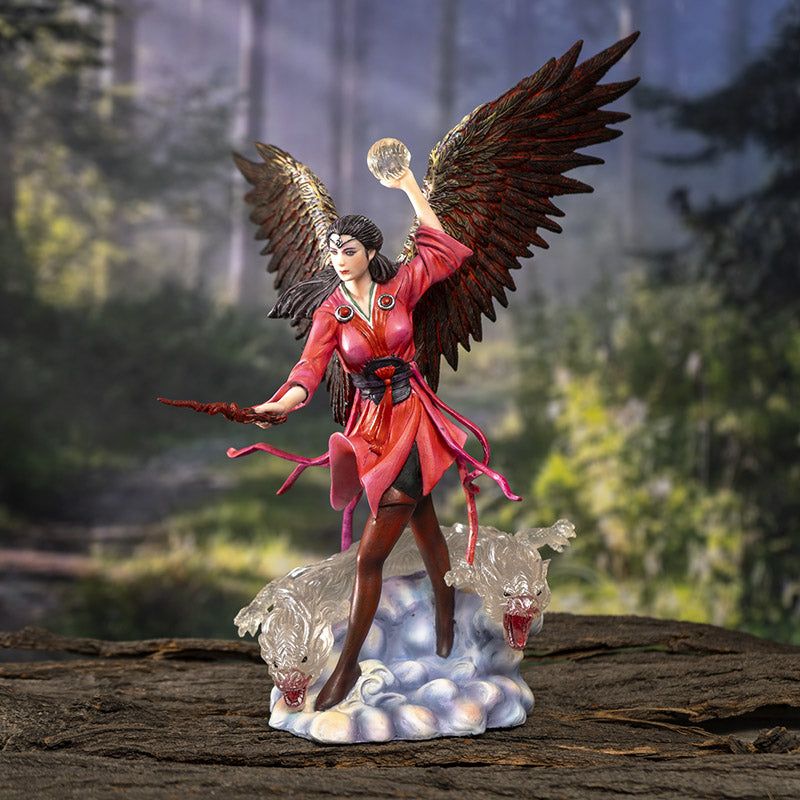 9&quot; Anne Strokes Elemental Magic Statue - Air Sorceress, SKU PG-15292, UPC 700317127123