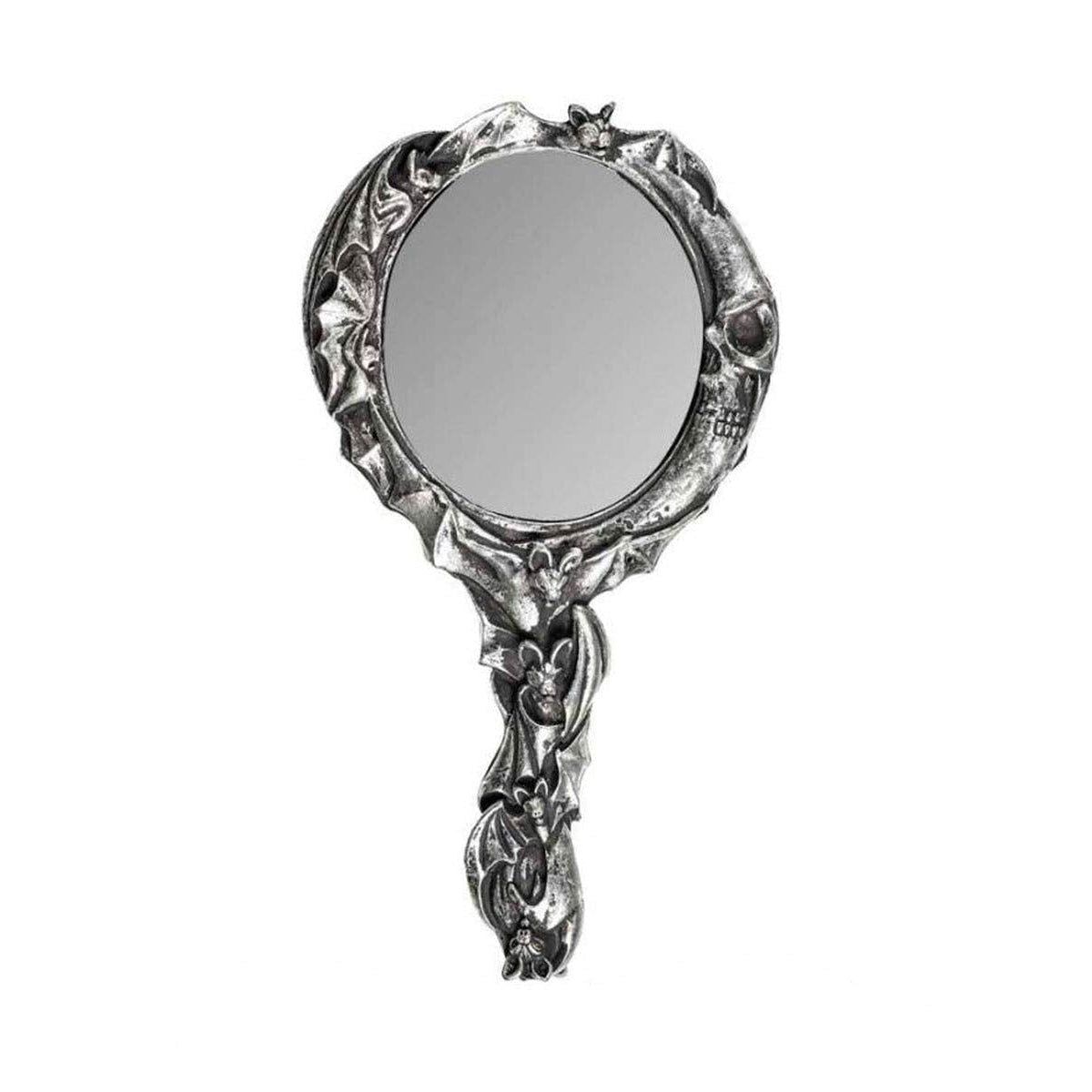 8&quot; Resin Bat Hand Mirror, SKU PG-14646, UPC 700317029649