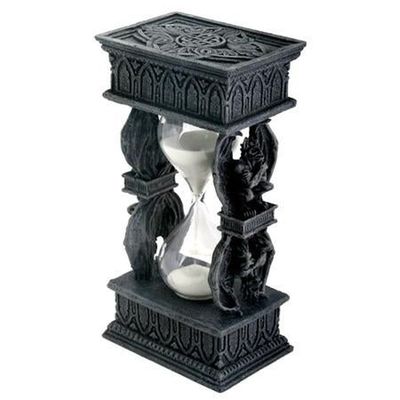 6.75&quot; Double Gargoyle Sandtimer, SKU PG-Y6842, UPC 700317294085