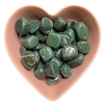 Bowenite Tumbled Stone Natural Gemstone - One Stone, SKU TR-57, UPC 700317056331