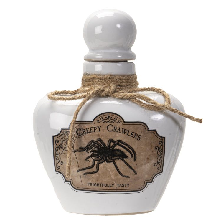 5.5&quot; Ceramic Bottle - Creepy Crawlers, SKU PG-15089, UPC 700317075424
