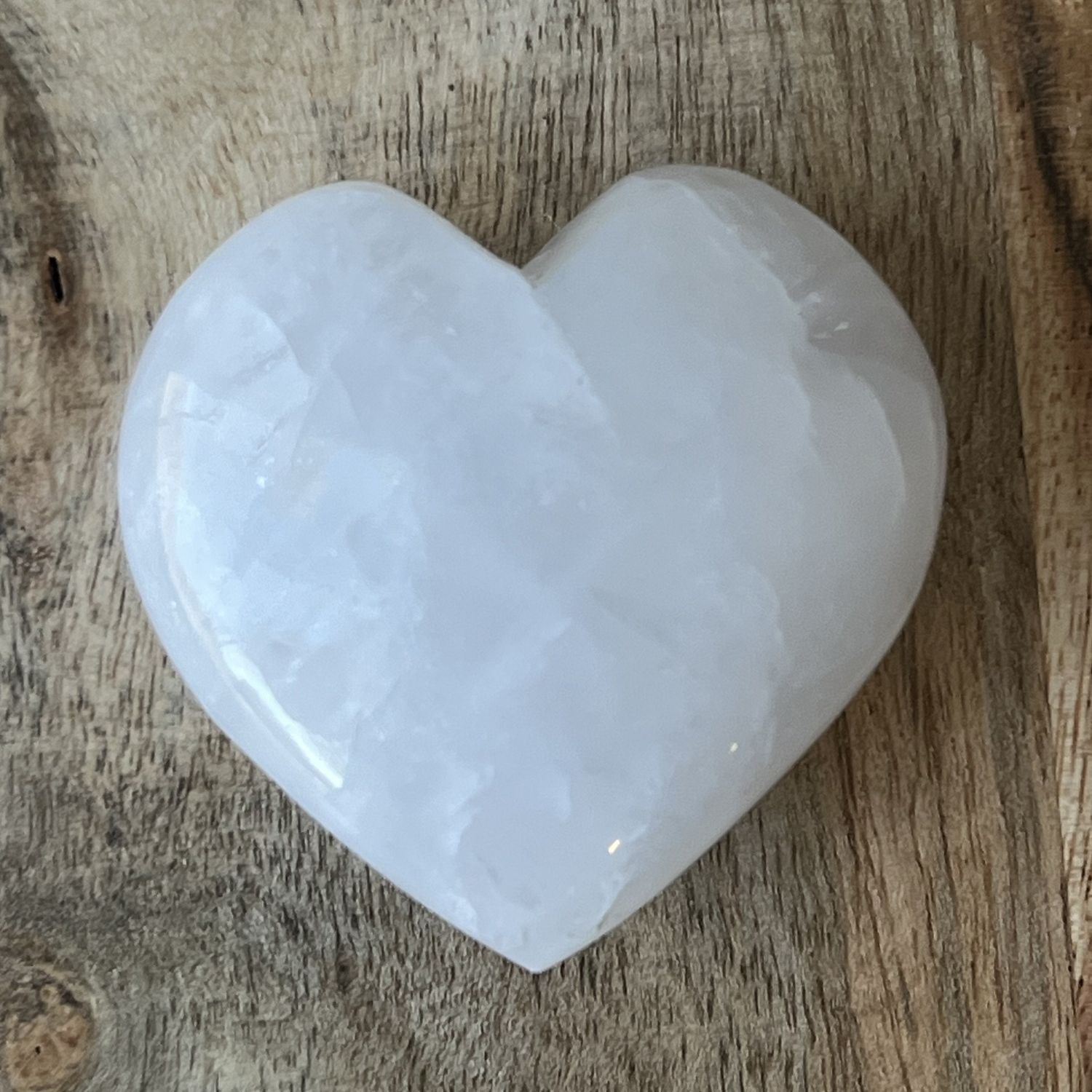 2&quot; Puffed Gemstone Heart - Phantom Quartz, SKU 30108044, UPC 700317032243