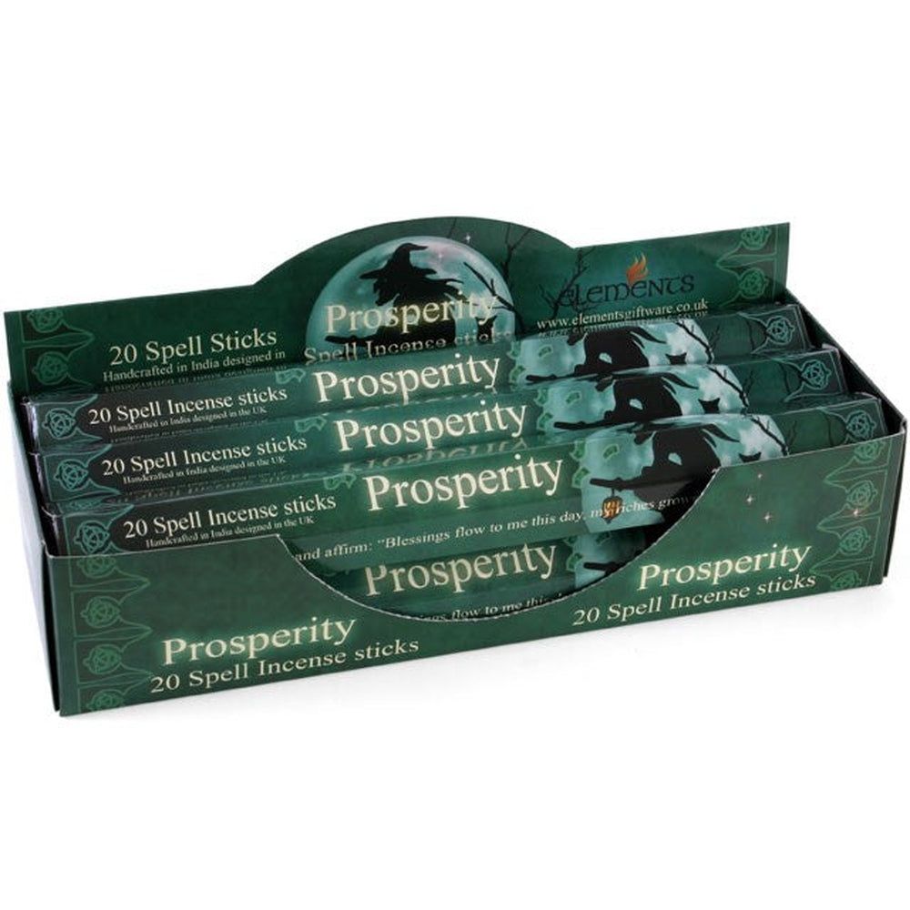 Elements Incense Sticks Display - Prosperity (6 Packs of 20 Sticks), SKU PG-13849, UPC 700317118039
