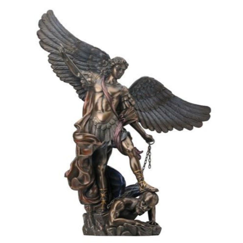 14.75&quot; Archangel Statue - St. Michael, SKU PG-Y8433, UPC 700317110026