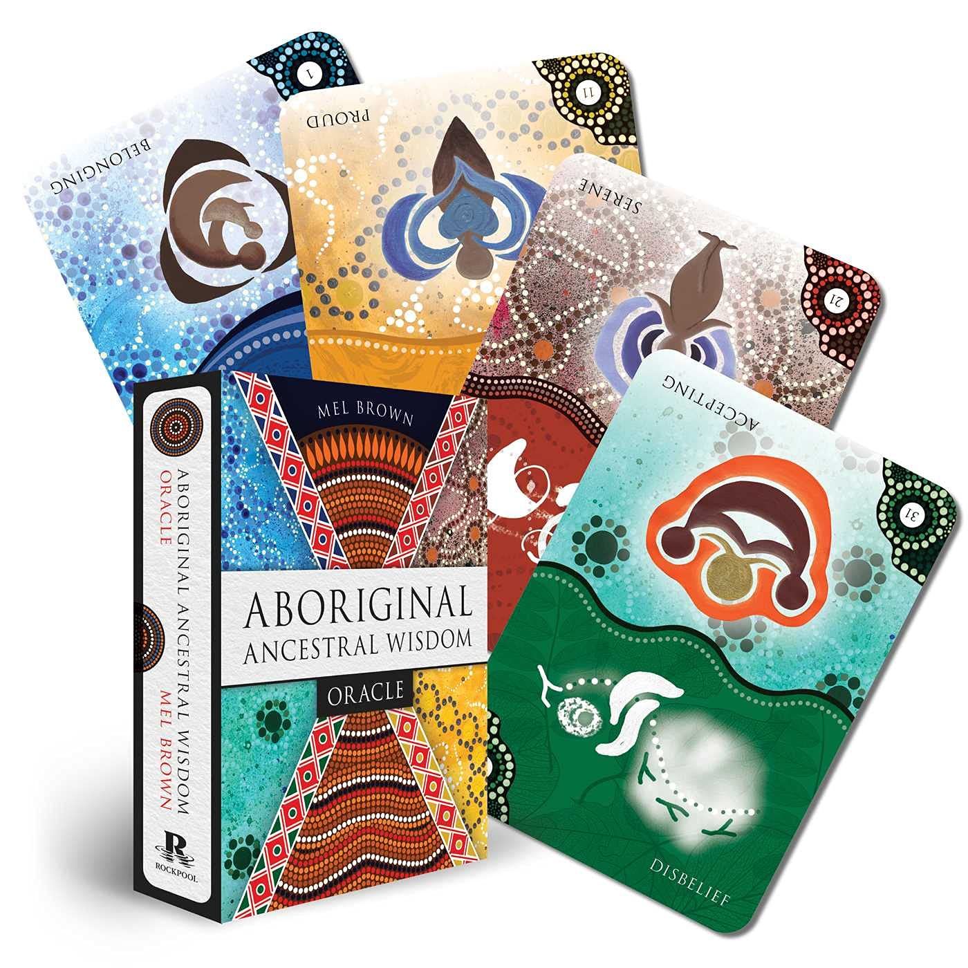 Aboriginal Ancestral Wisdom Oracle by Mel Brown, SKU RP-14, UPC 700317015482