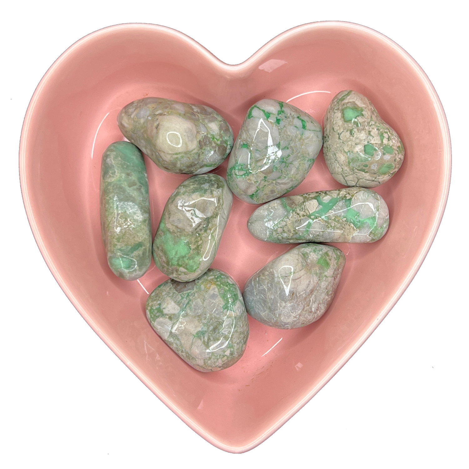 Variscite Tumbled Stone Natural Gemstone - One Stone, SKU TR-567, UPC 700317030027