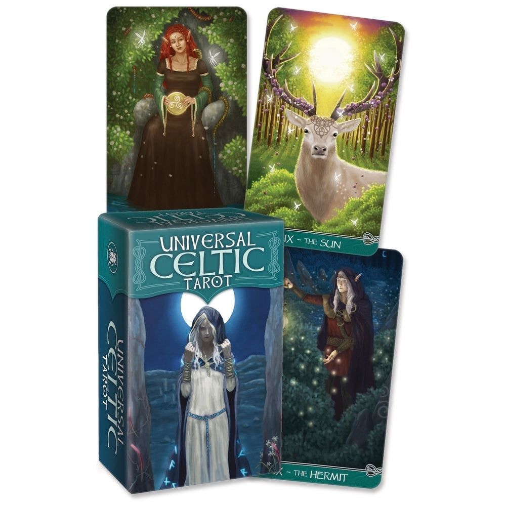 Universal Celtic Tarot Mini by Floreana Nativo, Cristina Scagliotti, SKU LW1862, UPC 700317055709