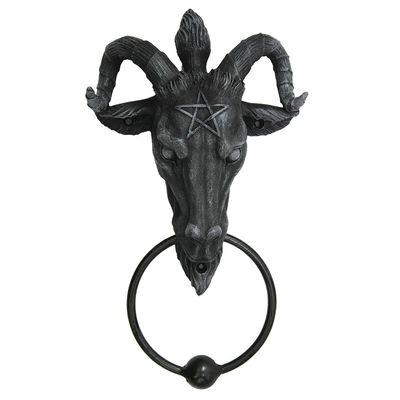 9&quot; Baphomet Door Knocker, SKU PG-12373, UPC 700317023739