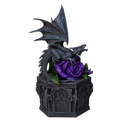 9&quot; Dragon Statue - Dragon Beauty Box, SKU PG-9847, UPC 700317036586