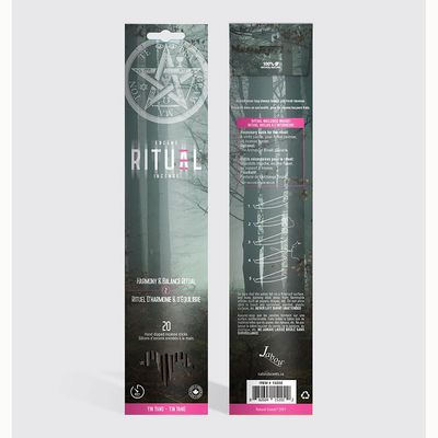 Ritual Incense 20 Sticks - Harmony &amp; Balance, SKU KH-IN-72513, UPC 6016010837899