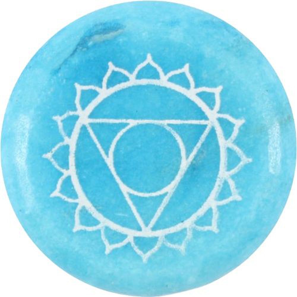 1.4&quot; Chakra Stone - Throat, SKU PG-13964, UPC 700317058762