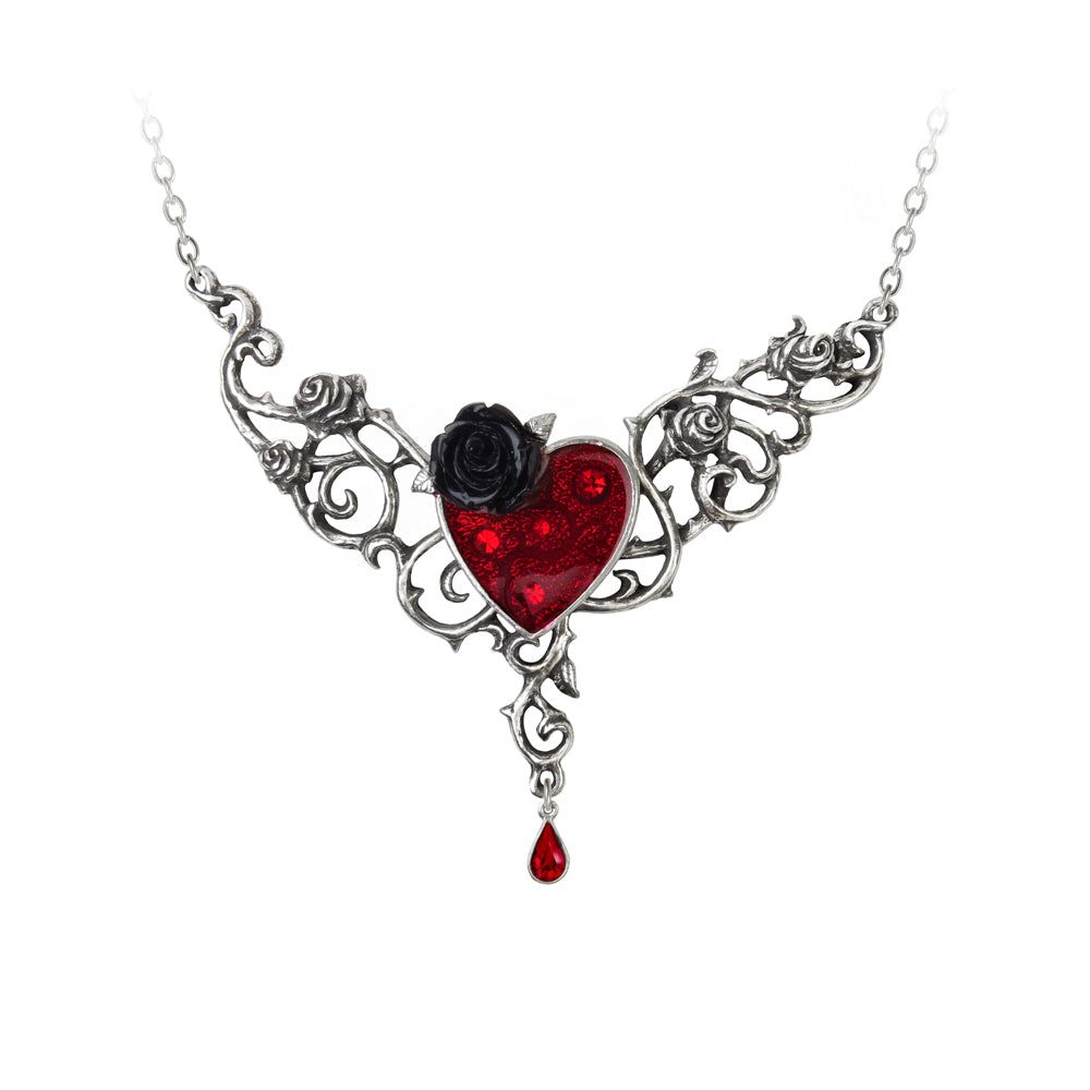 The Blood Rose Heart Pendant, SKU AL-P721, UPC 700317059974