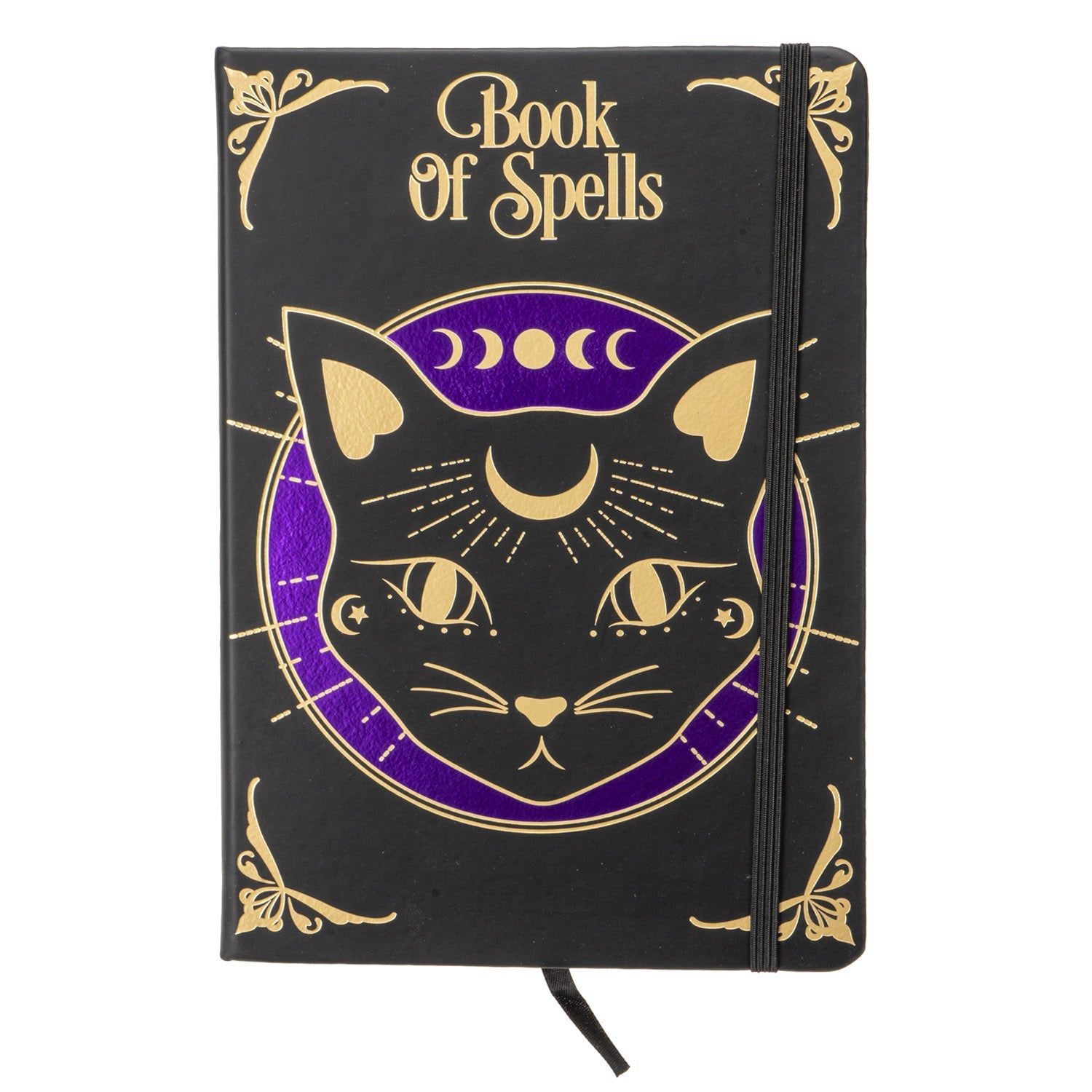 Mystic Cat Book of Spells Journal, SKU PG-15321, UPC 700317296492