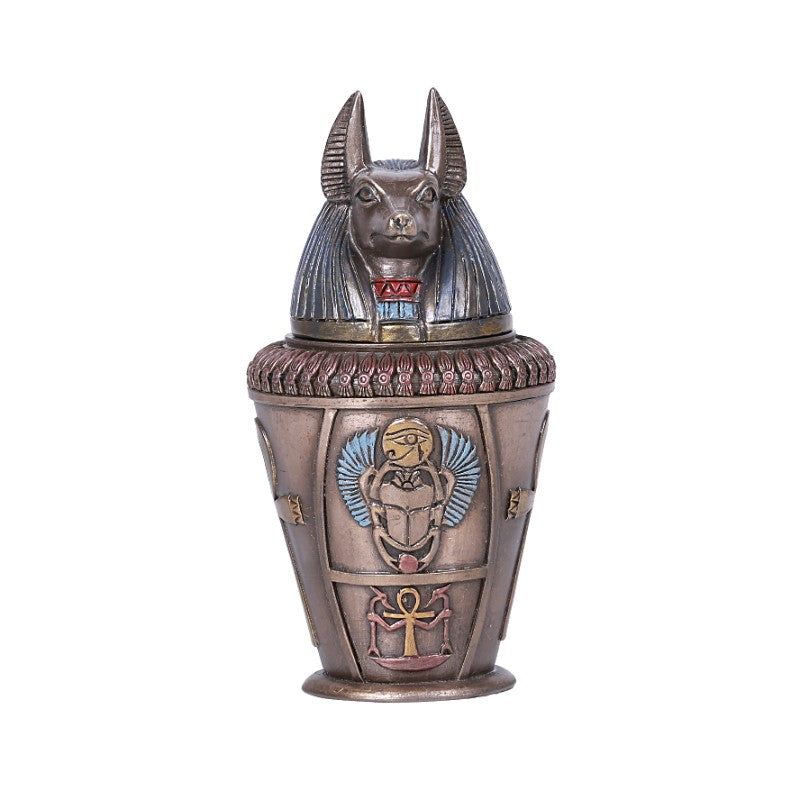 5.75&quot; Canopic Jar - Duamutef, SKU PG-12716, UPC 700317292418