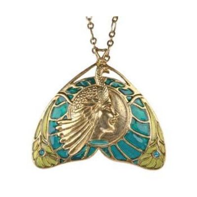 Peacock Maiden Necklace, SKU PG-Y2431, UPC 700317123217