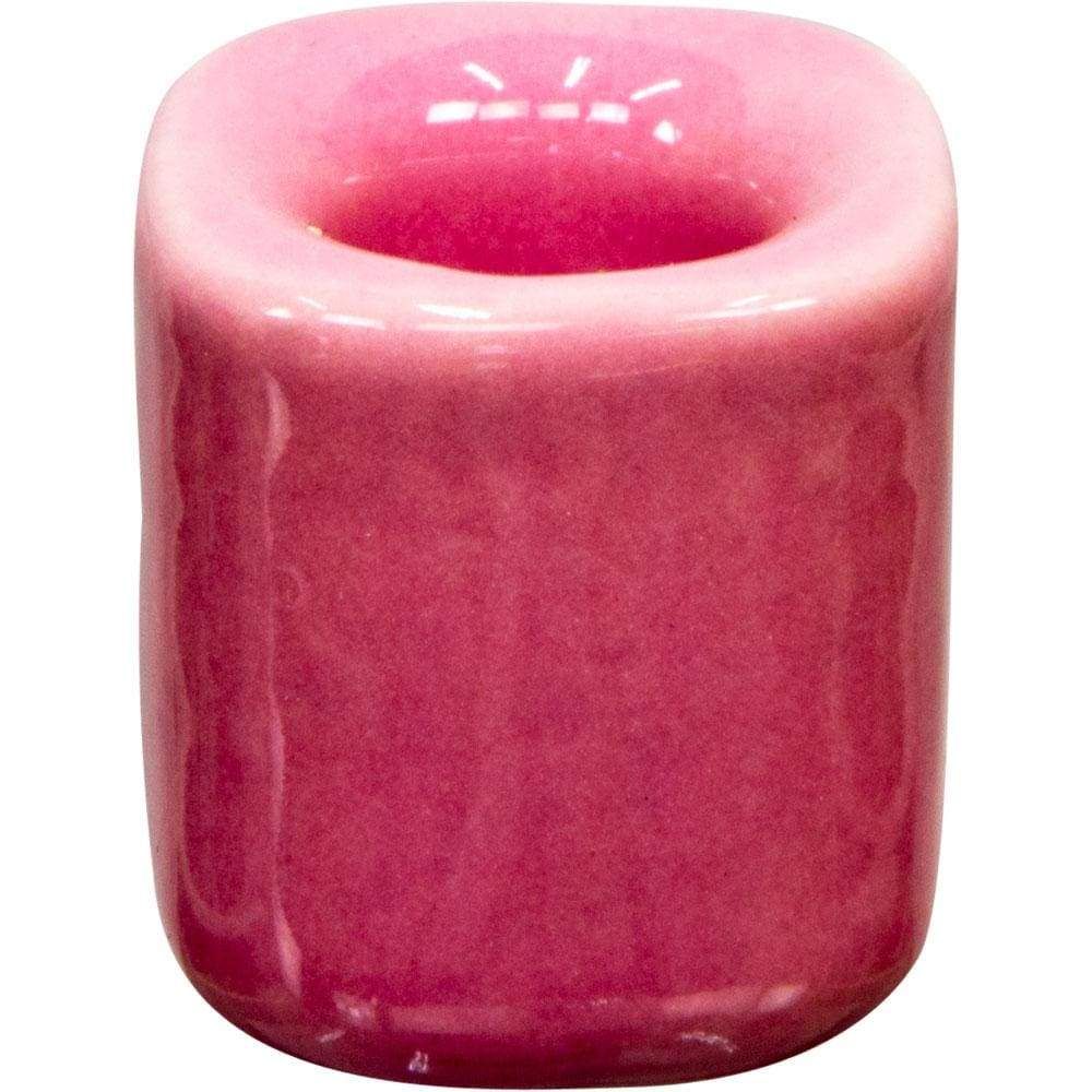 Ceramic Chime Candle Holder - Pink, SKU KH-03596-D5, UPC 700317022121