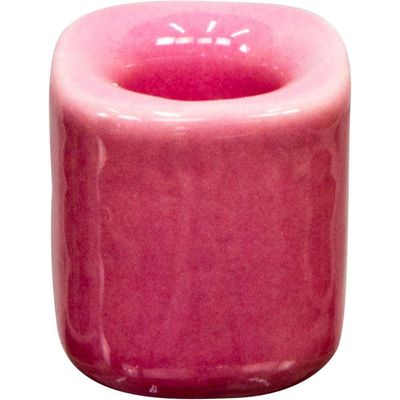 Ceramic Chime Candle Holder - Pink, SKU KH-03596-D5, UPC 700317022121