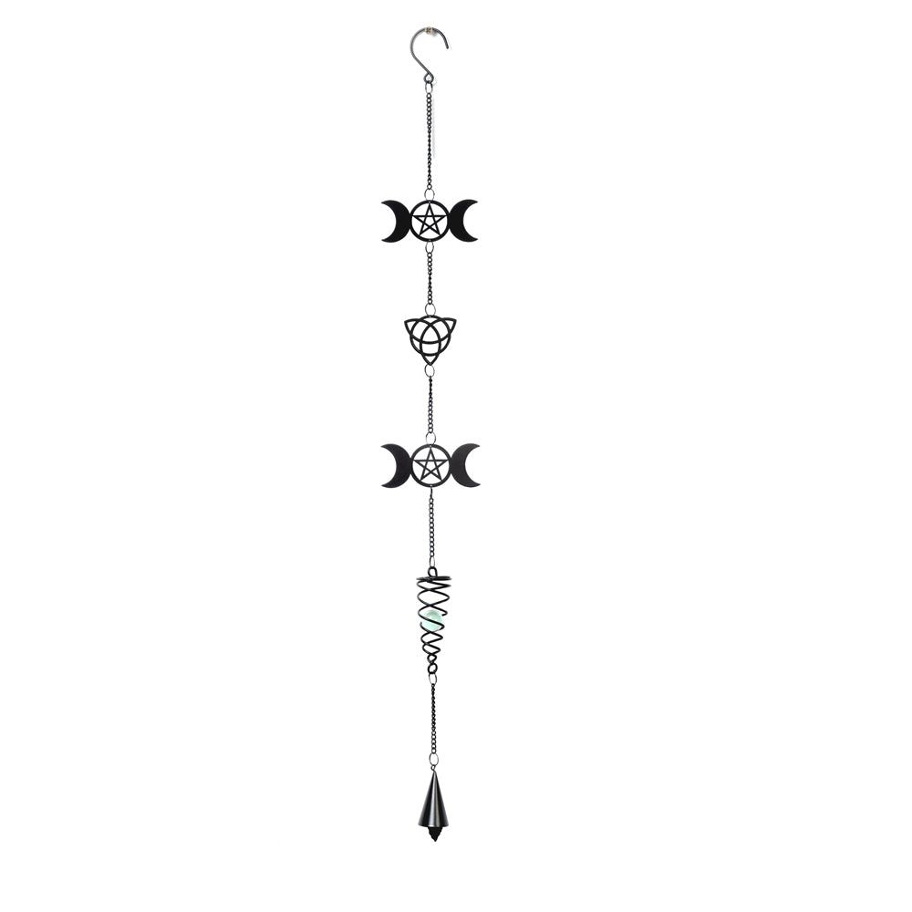 30&quot; Triple Moon Hanging Decoration, SKU AL-HD14, UPC 700317064190