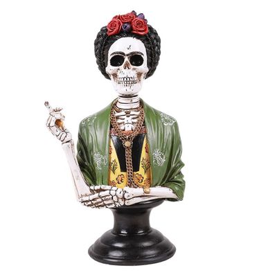 12.25&quot; Day of the Dead Statue - Frida, SKU PG-13720, UPC 700317038382