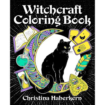 Witchcraft Coloring Book by Christina Haberkern, SKU PH-72, UPC 700317295488