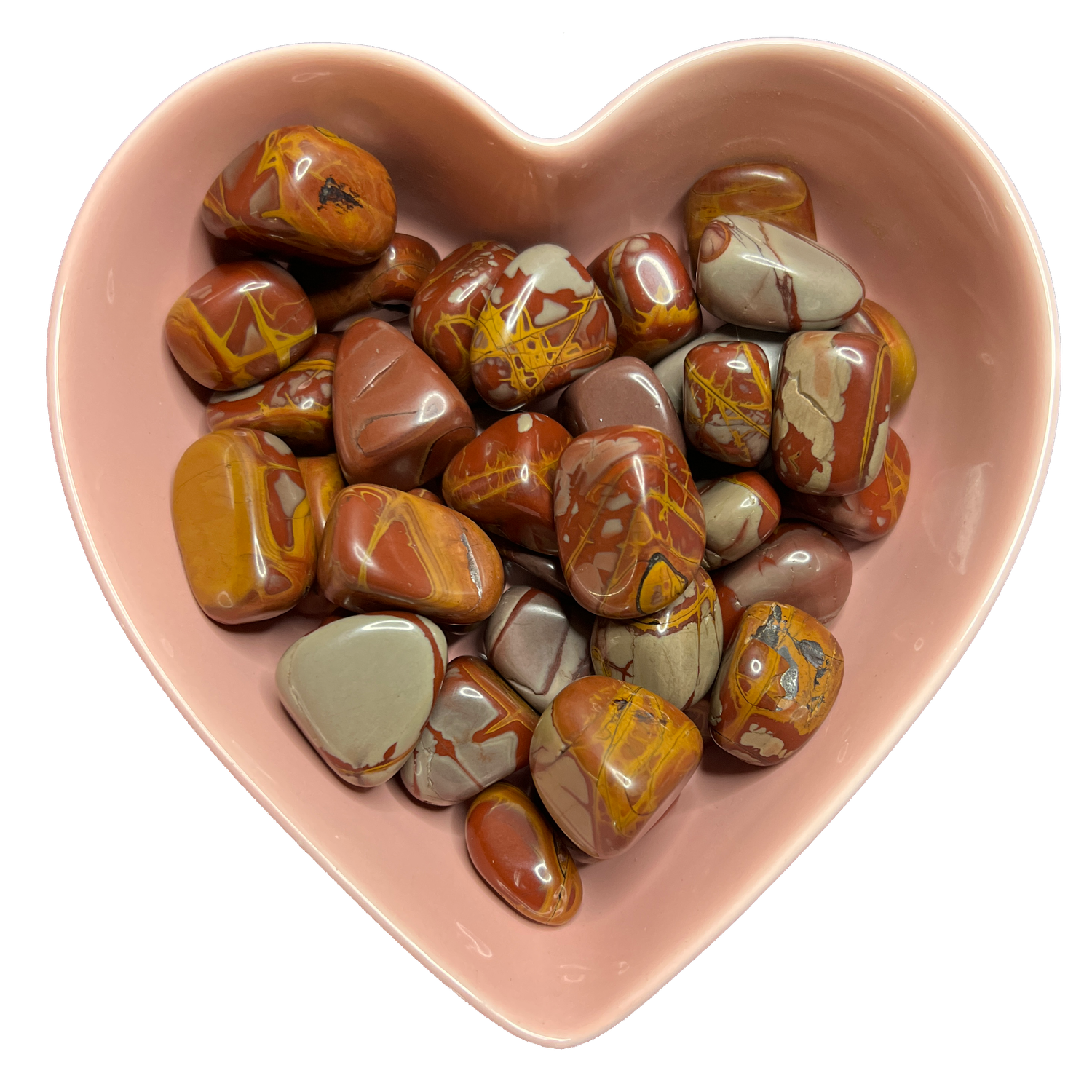 Noreena Jasper Tumbled Stone Natural Gemstone - One Stone, SKU TR-41, UPC 6016002257254