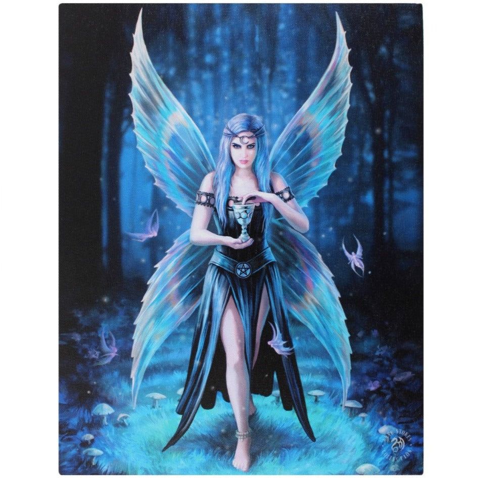 9.8&quot; Anne Stokes Canvas Print - Enchantment Fairy, SKU PG-13825, UPC 700317299370