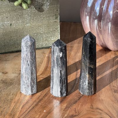 3-4&quot; Gemstone Obelisk - Blue Aventurine, SKU 30124101, UPC 700317034247