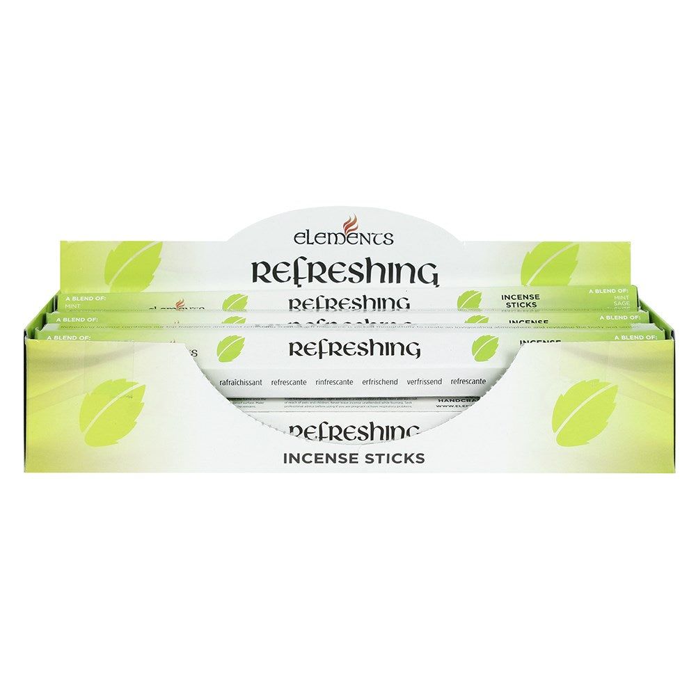 Elements Incense Sticks Display - Refreshing (6 Packs of 20 Sticks), SKU PG-14444, UPC 700317070764