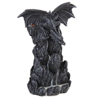 8&quot; Dragon Tower Backflow Incense Burner, SKU PG-10527, UPC 700317047056