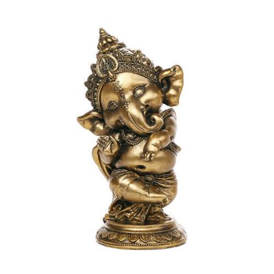 6&quot; Hindu Statue - Ganesha Dancing, SKU PG-11798, UPC 700317053538