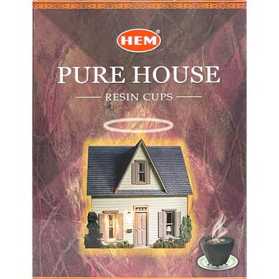 Hem Resin Cups - Pure House (Pack of 10), SKU KH-73365, UPC 700317125013