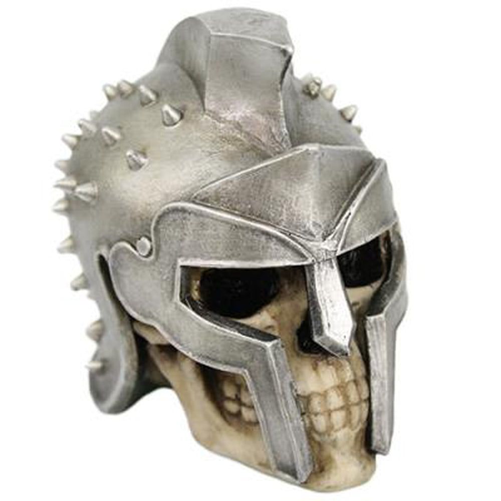 4.7&quot; Warror Skull Statue, SKU PG-10686, UPC 700317071488