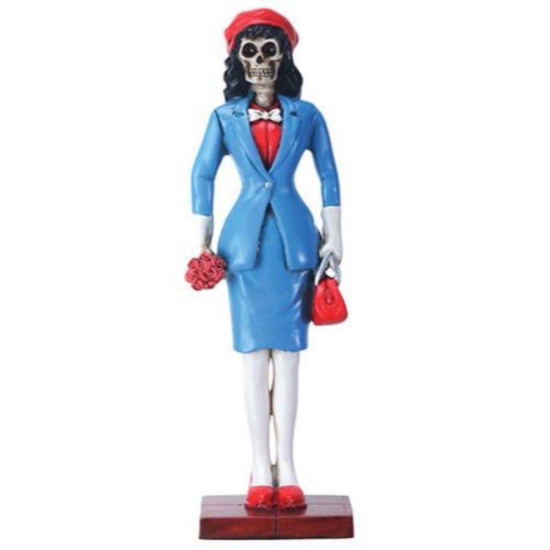 Day of the Dead Statue - La Dama, SKU PG-Y8535, UPC 700317038962