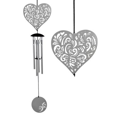 Woodstock Flourish Chime - Heart, SKU WC-FLHE, UPC