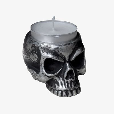 2.3&quot; Skull Tealight Candle Holder, SKU AL-V74, UPC 700317065470