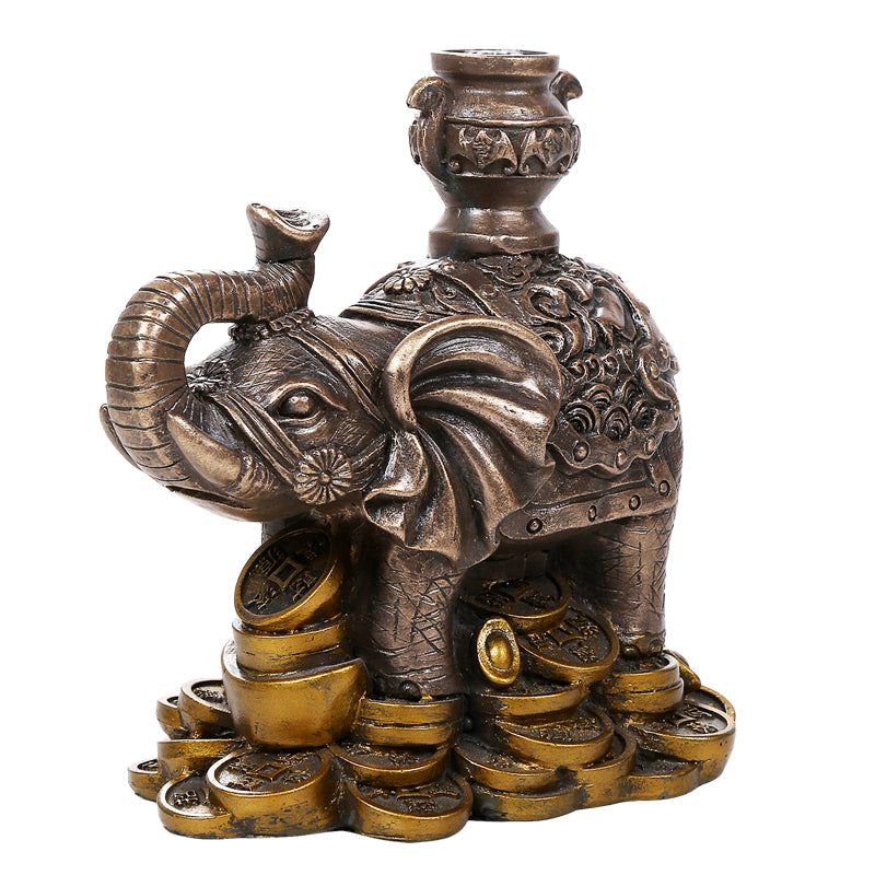 4.25&quot; Feng Shui Statue - Elephant, SKU PG-12424, UPC 700317041993