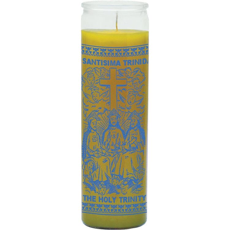 7 Day Glass Candle Holy Trinity - White, SKU WP-575-359-03, UPC 700317124603