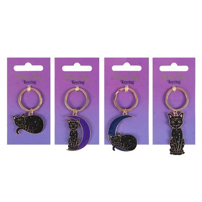 Mystic Cat Keyrings (Random Design), SKU PG-15324-1, UPC 700317293774