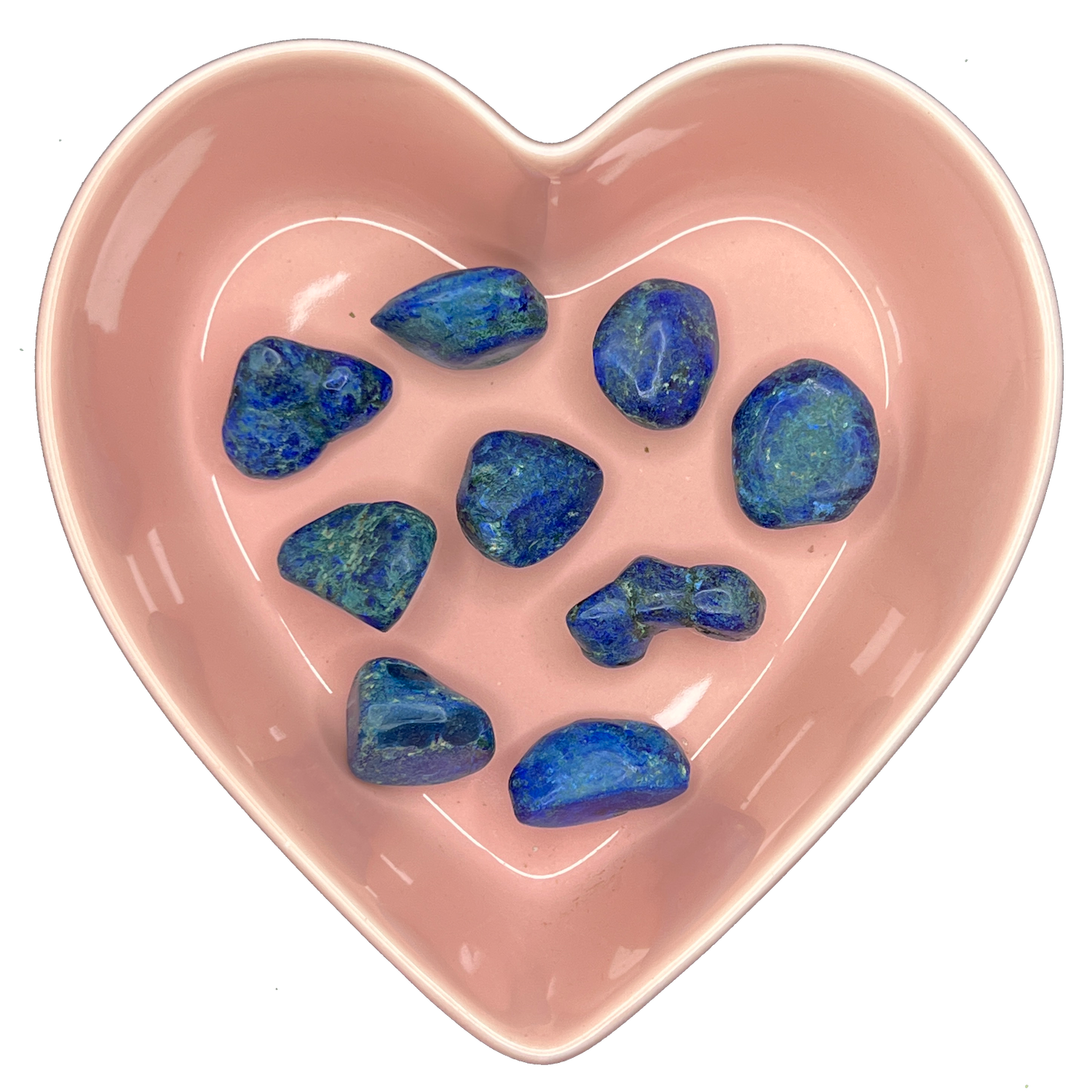 Azurite Tumbled Stone Natural Gemstone - One Stone, SKU TR-570, UPC 700317030058