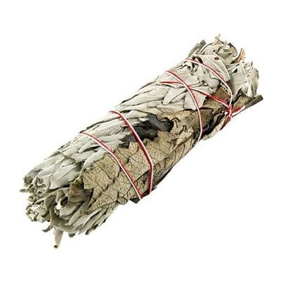 4&quot; Yerba Santa &amp; White Sage Smudge Stick, SKU SB69, UPC 700317028857