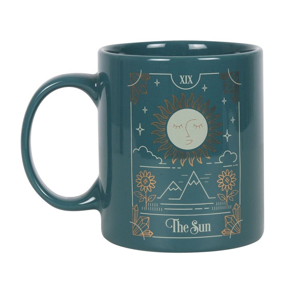 11 oz Ceramic Tarot Card Mug - The Sun, SKU PG-14999, UPC 700317071037